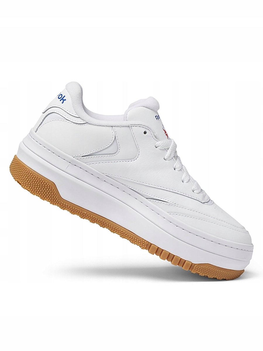 Reebok Club C Dames Sneakers Leren Bovenwerk Wit