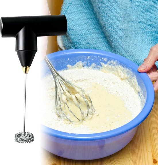 Elektrische Deeghaken - Handgarde Mixer - Thuis Bakken - Meerdere Snelheden - 23 x 6 cm - Zwart — afbeelding 5