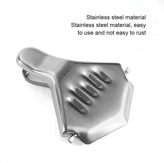 Citroenpers - Sapknijper - Snel Sap Extraheren - Roestvrij Staal - 8.3cm x 7.2cm — afbeelding 5