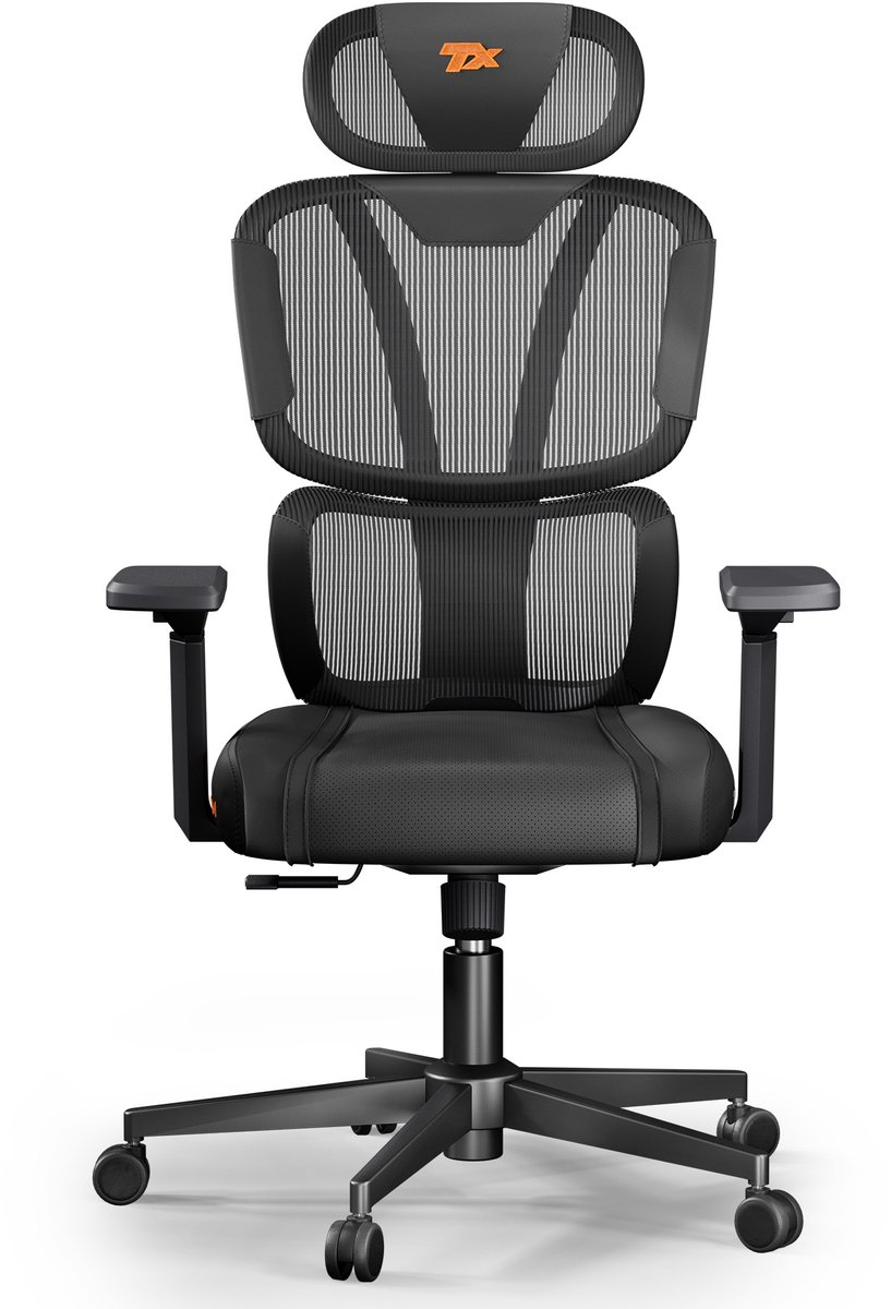 Trex Sport TX-180GC ERGONOM – Gaming Stoel – Ergonomisch Design – Verstelbare Lendensteun – Multi-block Systeem – Klasse 4 Gaslift – Tot 150 kg
