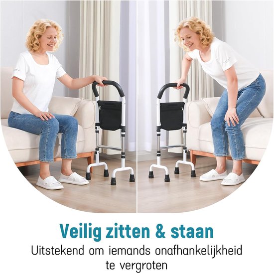 Sta-hulp voor Ouderen: Veilig Opstaan van Bed, Toilet en Bank — afbeelding 3