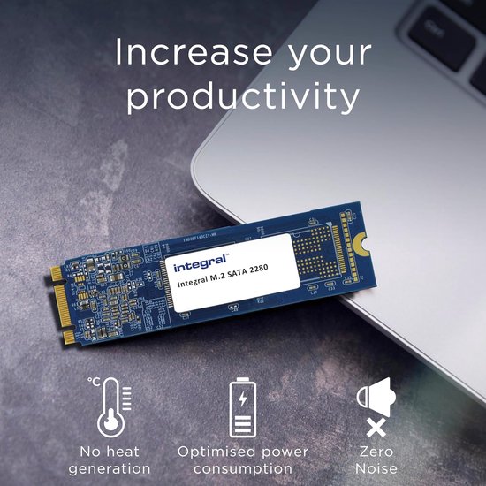 Interne SSD - Opslag M.2 - Snellere Computer - SATA III Interface - 8x2.2x0.22cm - Blauw van Merkloos — afbeelding 4