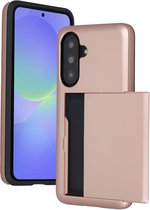 imoshion Hoesje met Pasjeshouder - Geschikt voor Samsung Galaxy A37 (5G) - Rose Gold