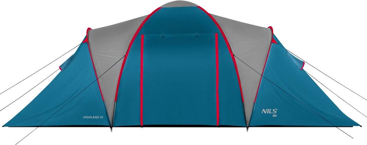 Nils Camp Highland IV - Camping Tent - 4 Persoons - Waterdicht - UV-Bestendig