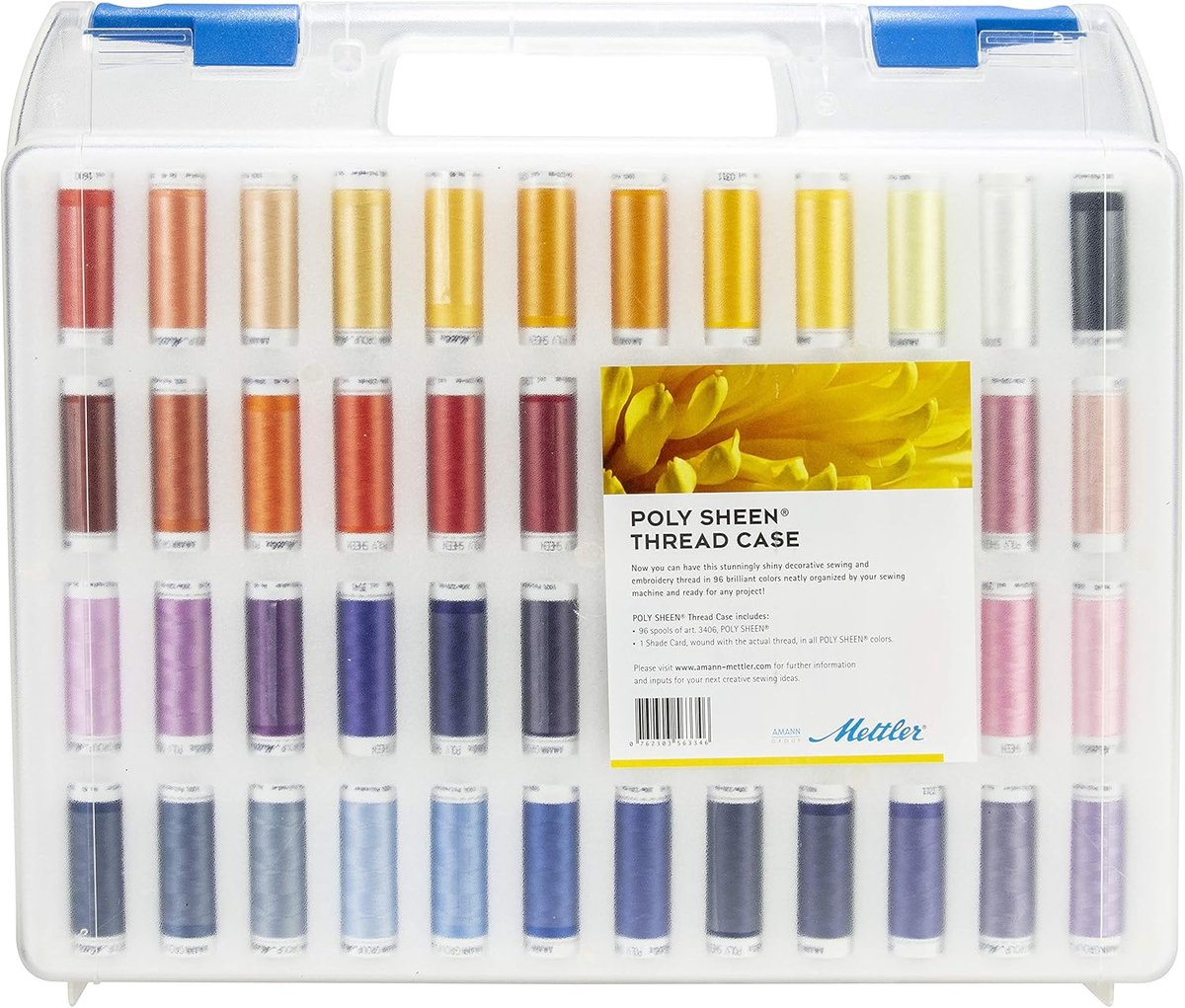 Garenslinger met 96 Spoelen in Verschillende Kleuren voor Naaien en Quilten