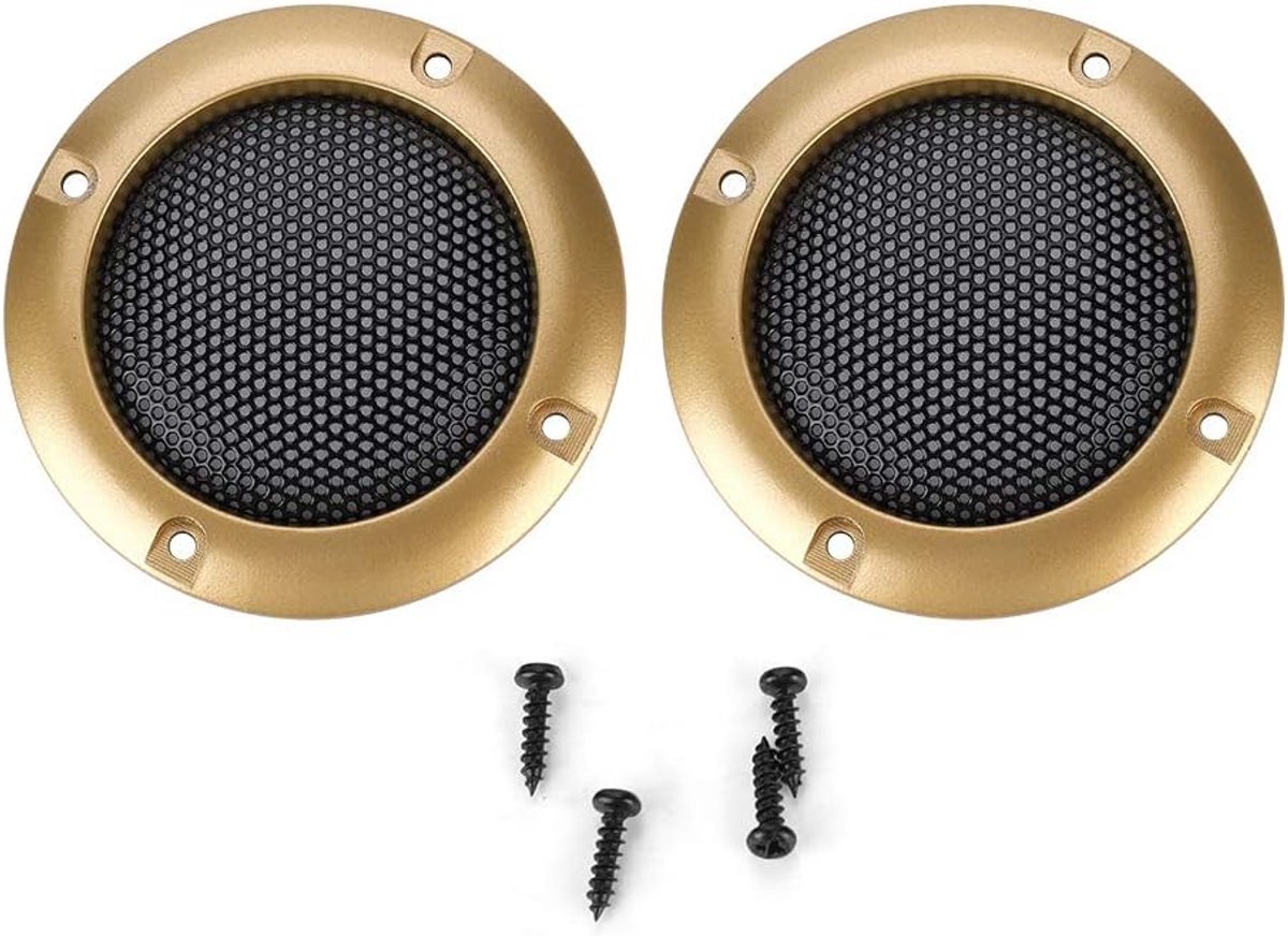 Set van 2 Ronde Luidspreker Grills 2 Inch voor Speakerbescherming