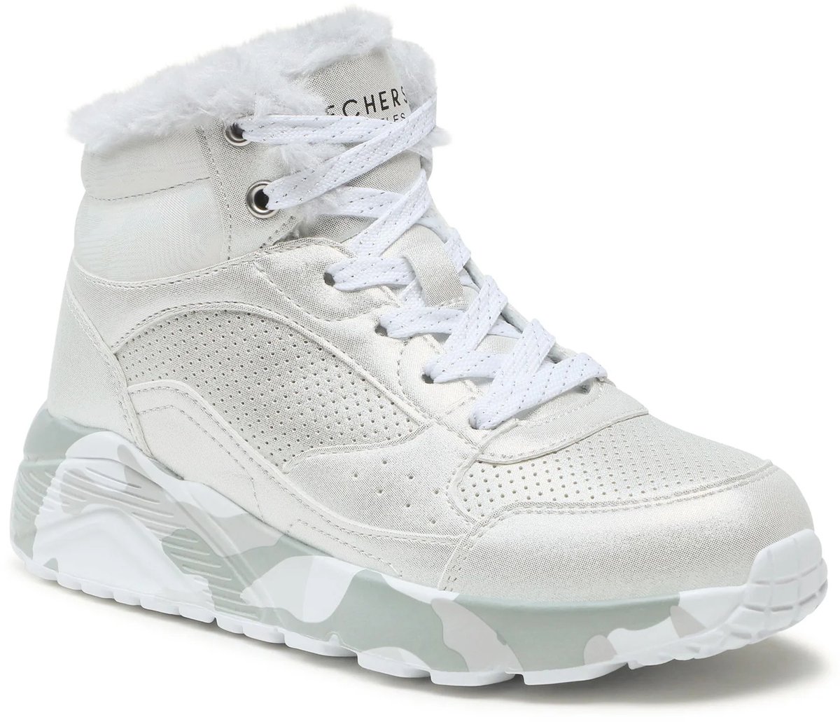 SKECHERS UNO LITE CAMO DAZZLE Skechers kindersneakers unisex grijs maat 28 EU