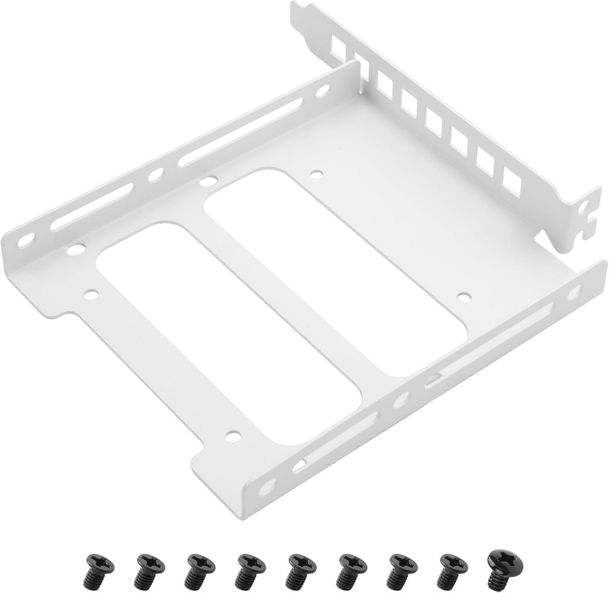 SSD Montagebeugel - Harde Schijf Houder - Extra Opslag - PCI Slot Installatie - 13.7cm - Wit