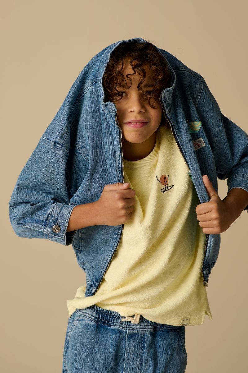 Sissy-Boy - Blauw denim bomber jack