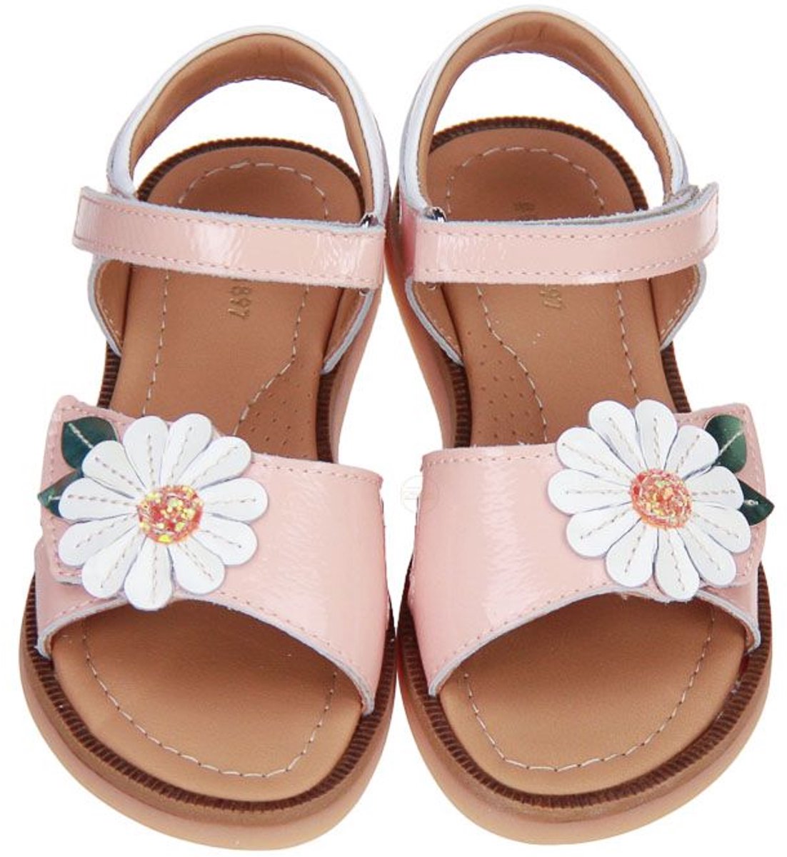 Bana & Co Roze Sandaal Bloem