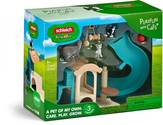 schleich FARM WORLD Plaisir de jeu pour Chats 42764