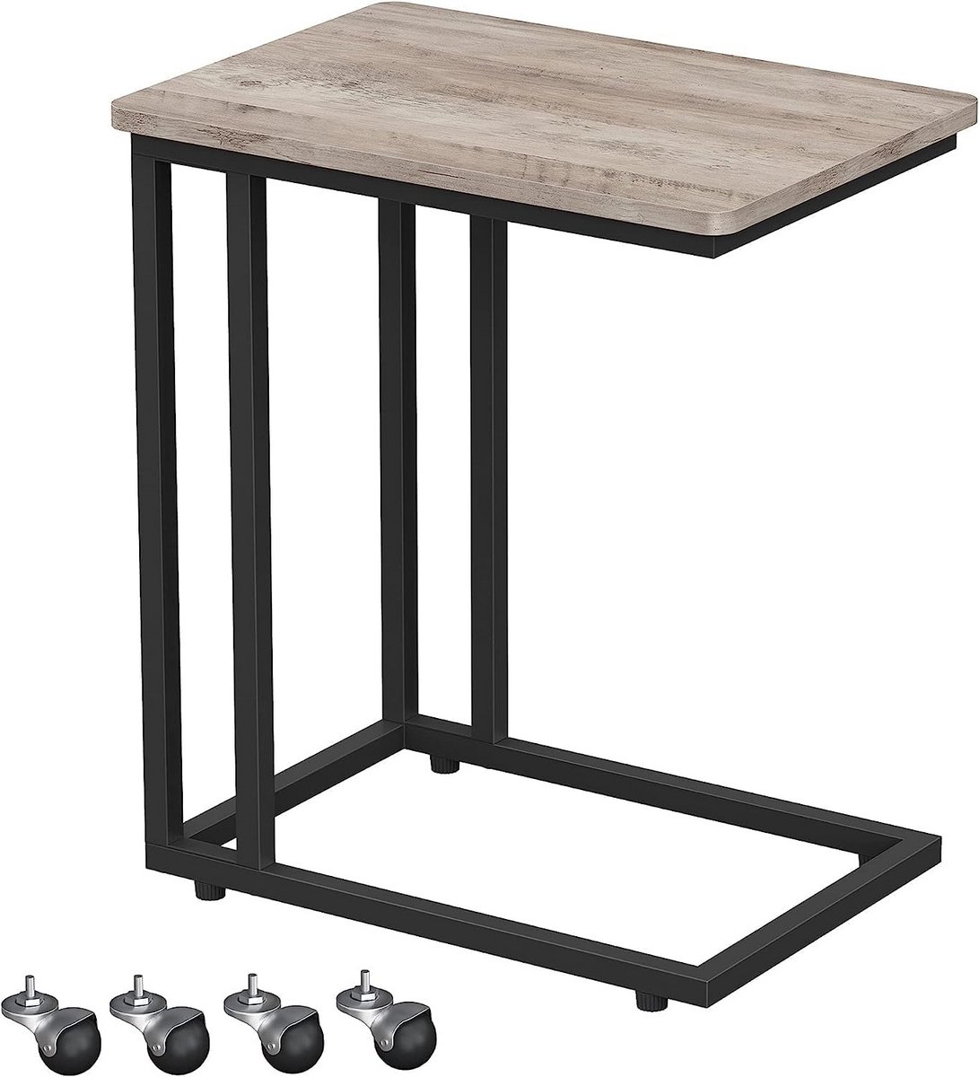 Bedtafeltje met Wielen - Bedleestafel - Laptoptafel voor op Bed - Bedcomfort