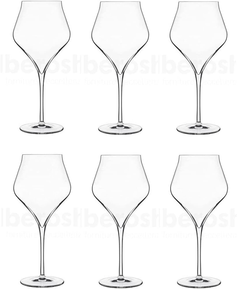 Set van 6 Kristallen Waterglazen - Hoge Kwaliteit Drinkglazen