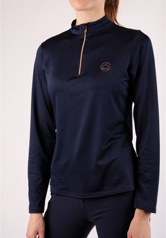 Montar Everly Rosegold Longsleeve sous-vêtement - taille M - marine/or rose