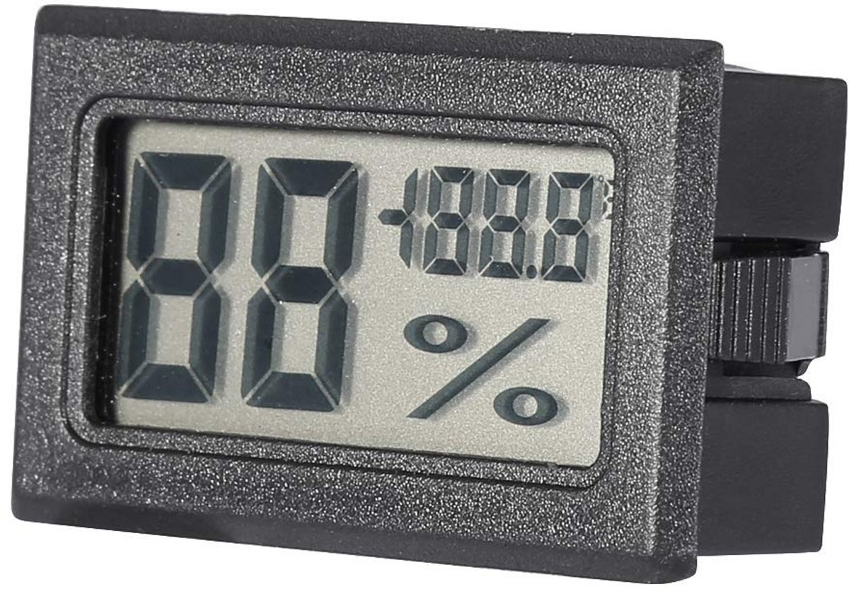 Digitale Hygrometer Thermometer met Groot LCD Display - Vochtigheidsmeter voor Binnen en Buiten