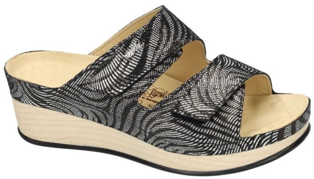Vital -Dames - zwart - slippers & muiltjes - maat 40