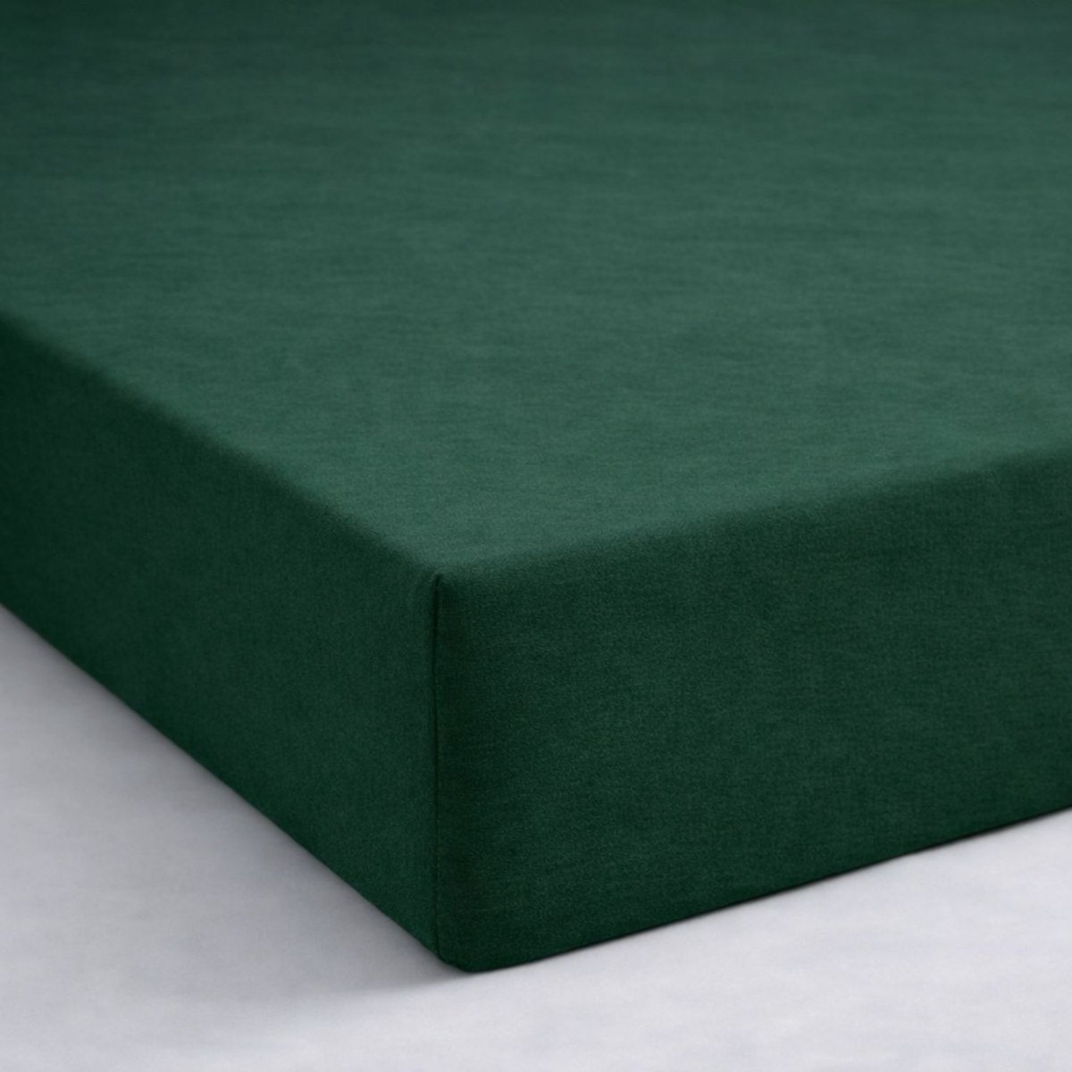 Sleeps Dubbel Jersey Hoeslaken Katoen Groen - 180 x 200 cm - Heerlijk Zacht - Strijkvrij - Stretch - Dubbel Dikke Kwaliteit