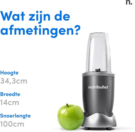 Jurrys Smoothie Maker 600W - Blender To Go 710ml - Elektrische - Multifunctionele Mini Blender - BPA-vrij - Grijs van Merkloos — afbeelding 2