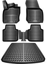 3D Rubber Automatten & Kofferbakmat Set voor KIA EV4 2025-2026 bovenste laadvloer - geurloos & op maat - hoge rand