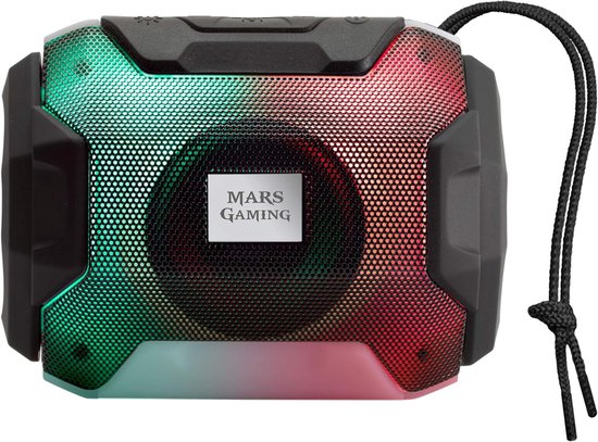 Draagbare Bluetooth Speaker met RGB Verlichting, 10W, USB, MicroSD en Radio — afbeelding 3