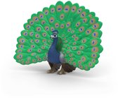 Schleich speelgoed dier Pfau - realistisch boerderij speelgoed.