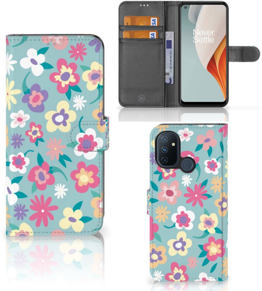 OnePlus Nord N100 Hoesje Flower Power