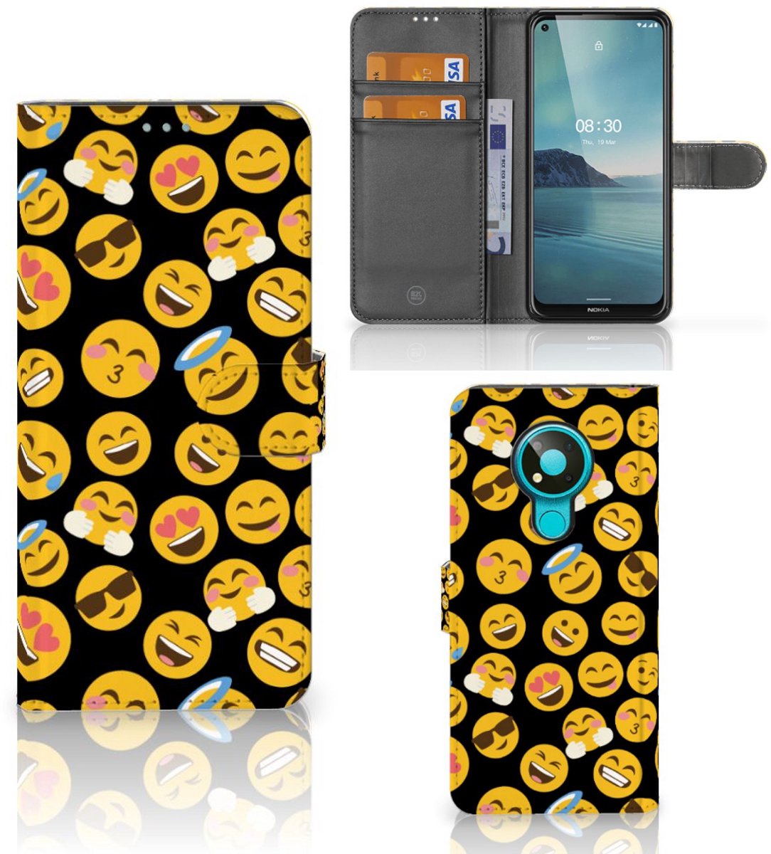 Nokia 3.4 Telefoon Hoesje Emoji