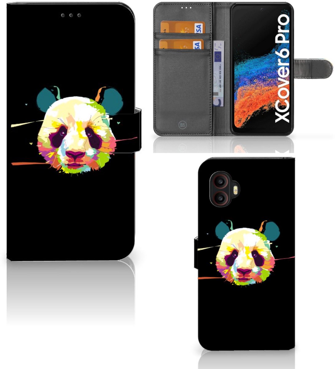 Samsung Galaxy Xcover 6 Pro Leuk Hoesje Panda Color