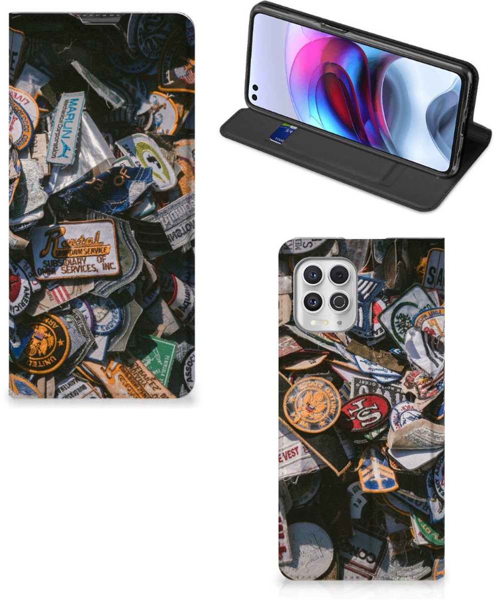 Motorola Moto G100 Stand Case Badges