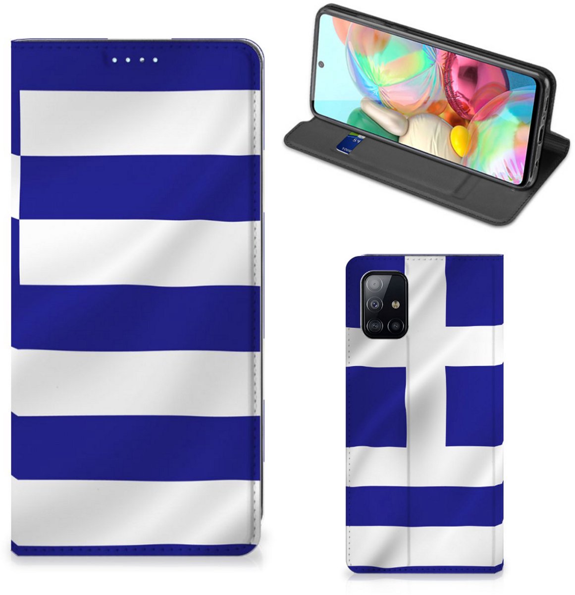 Samsung Galaxy A71 Standcase Griekenland