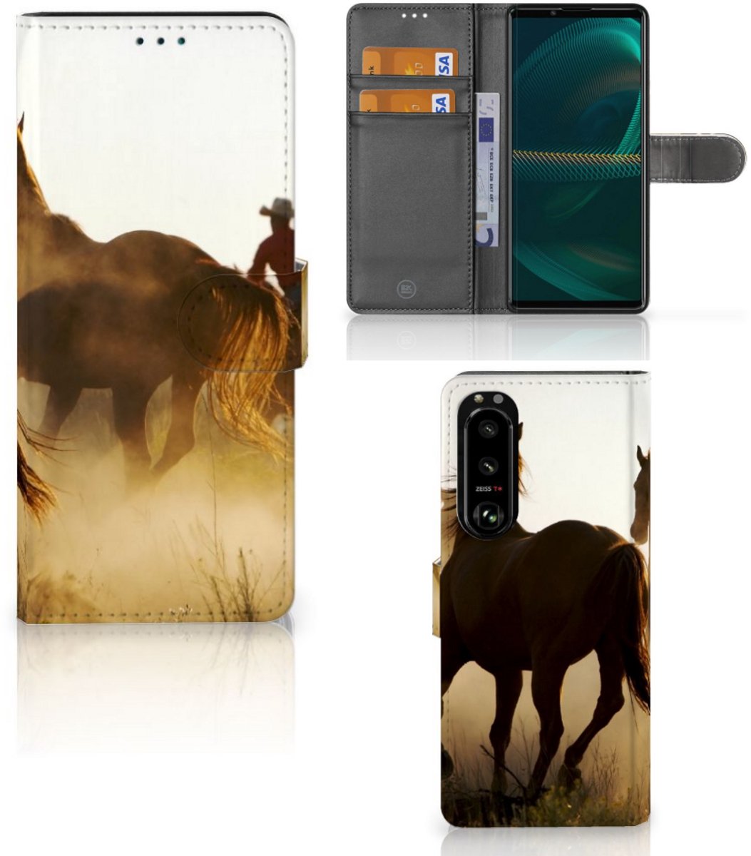 Sony Xperia 5III Telefoonhoesje met Pasjes Design Cowboy