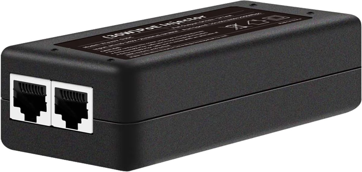 2.5G PoE+ Injector 30W Non-PoE naar PoE Adapter - 100/1000/2500Mbps, Plug & Play, Ideaal voor IP-telefoons en IP-camera's