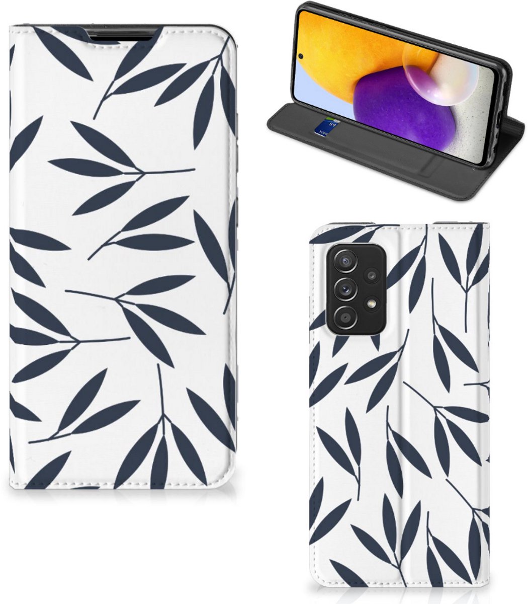 Samsung Galaxy A72 (5G/4G) Smart Cover Leaves Blue