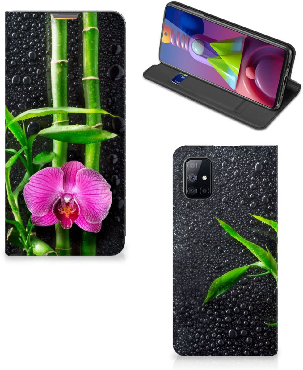 Samsung Galaxy M51 Smart Cover Orchidee