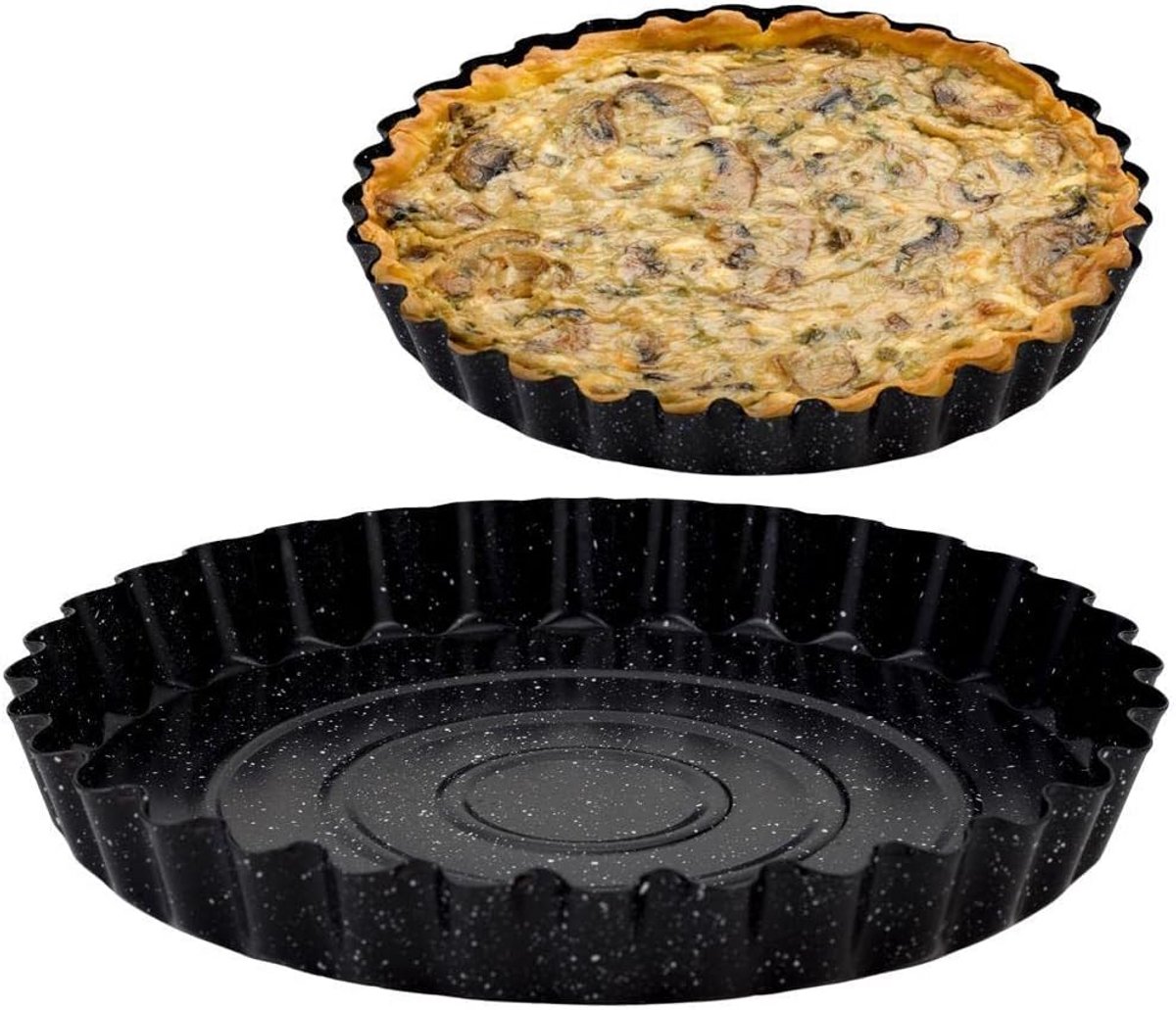 Taartvorm 28 cm met Granieten Coating voor Taarten en Quiches