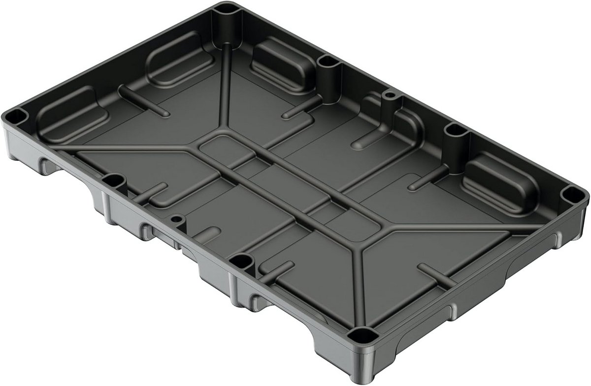 Heavy-Duty Battery Tray voor Marine, RV en Trailer
