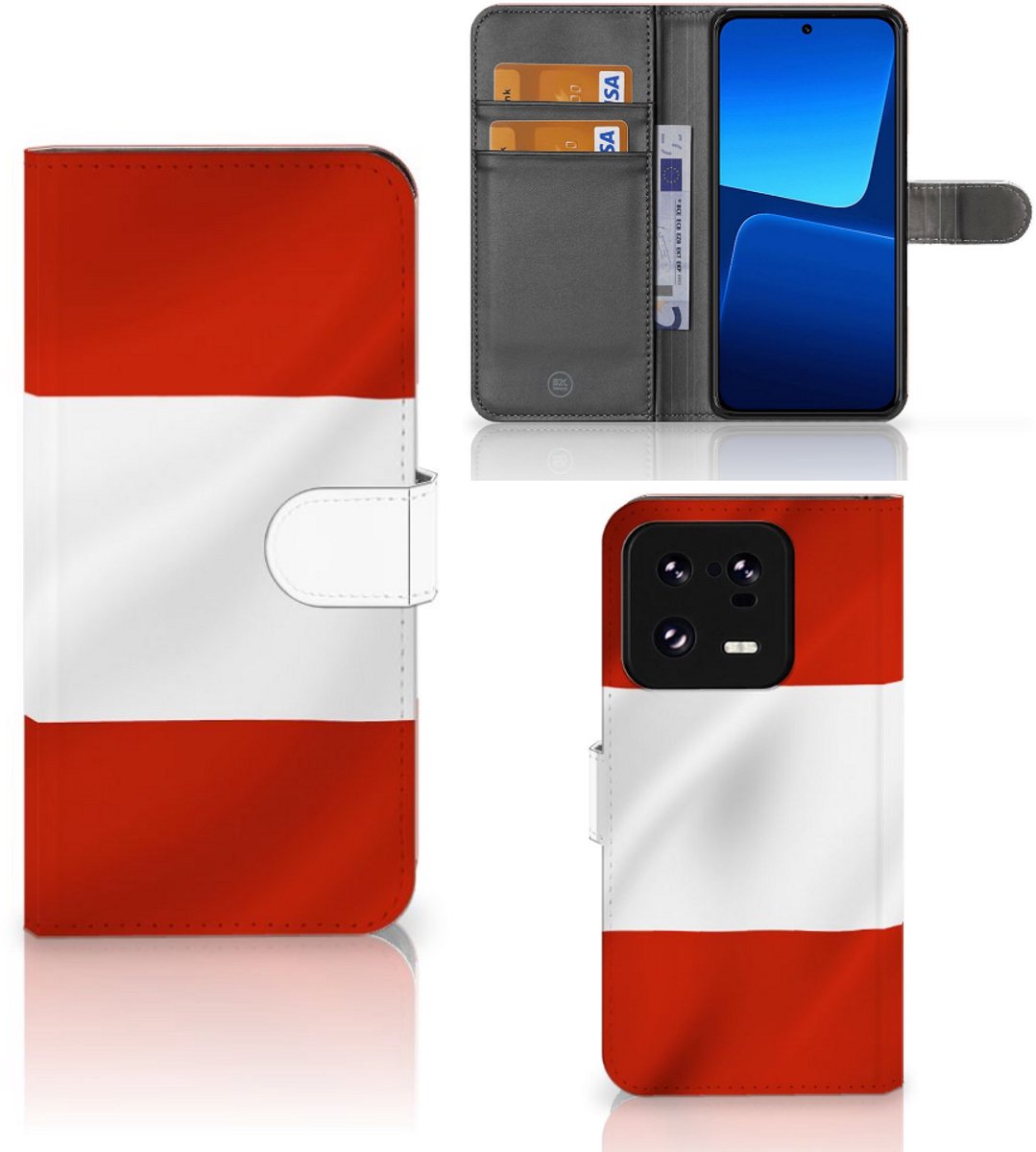 Xiaomi 13 Pro Bookstyle Case Oostenrijk