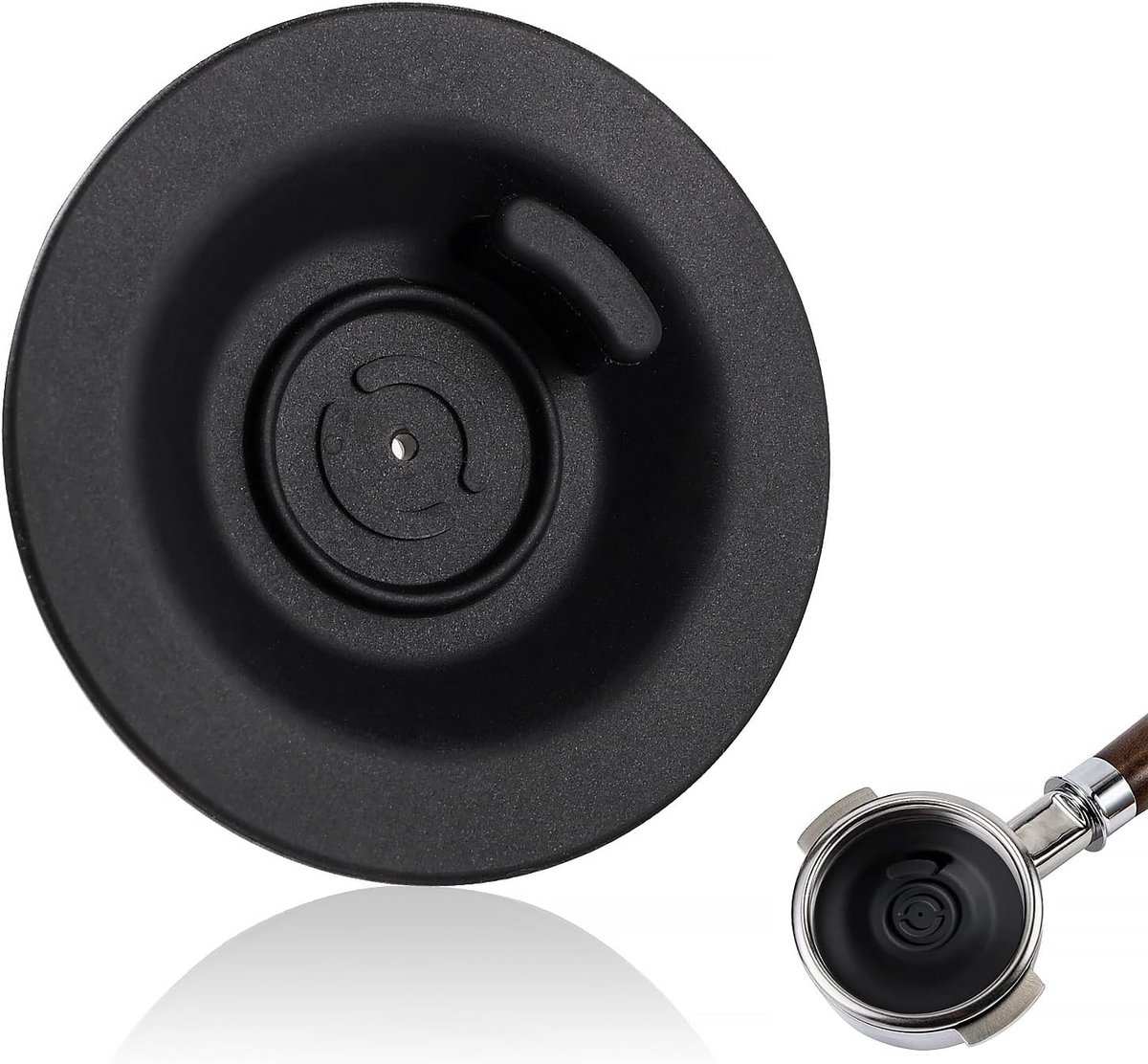 54mm Silicone Espresso Reinigingsschijf met Gat - Backflush Tablet en Reinigingspad voor Koffiemachine