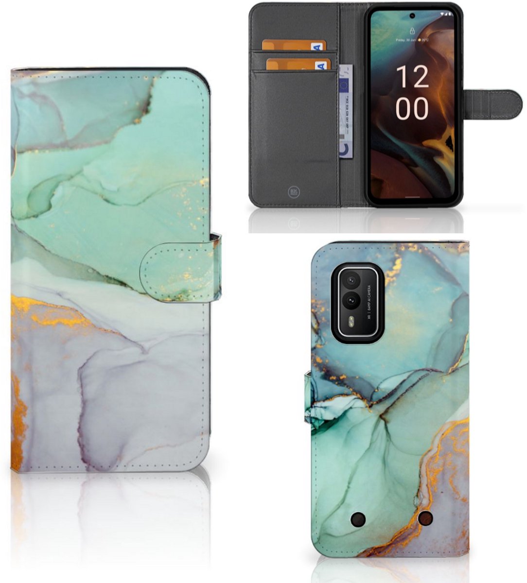Hoesje voor Nokia XR21 Watercolor Mix