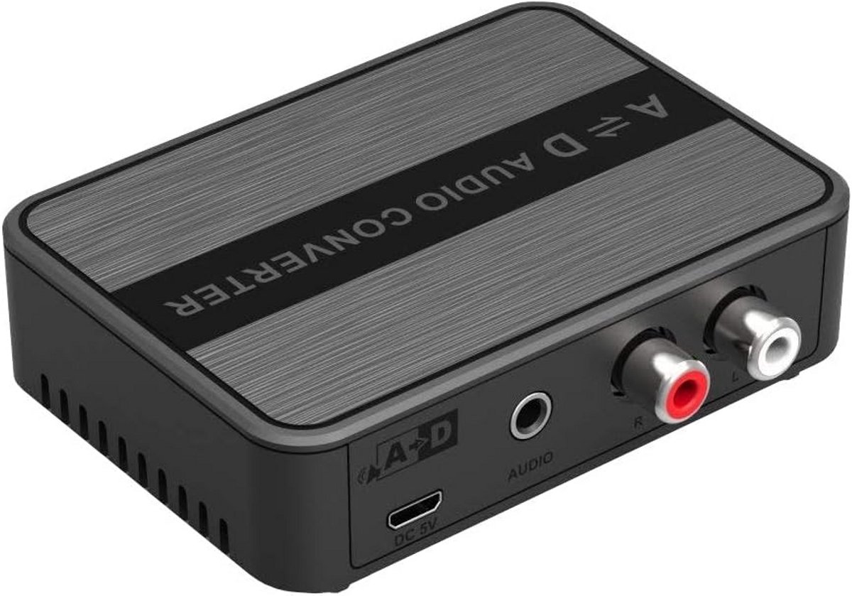 DIGI-ANALOG naar ANALOG-DIGI audio-converter Toslink/SPDIF naar RCA/jack 3,5 mm met richtingsschakelaar