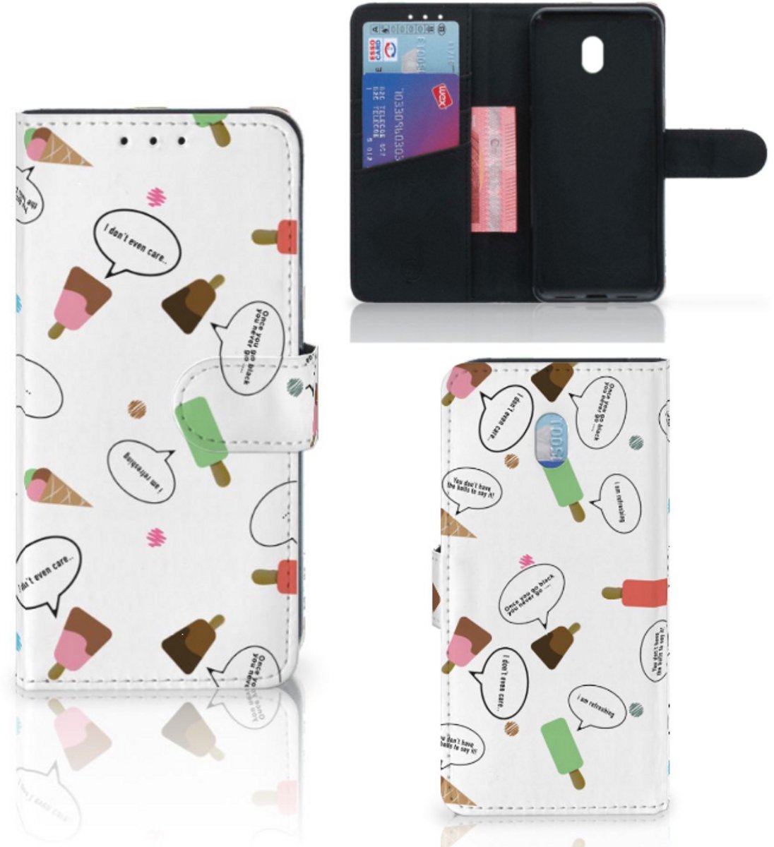 Xiaomi Redmi 8A Book Cover IJsjes