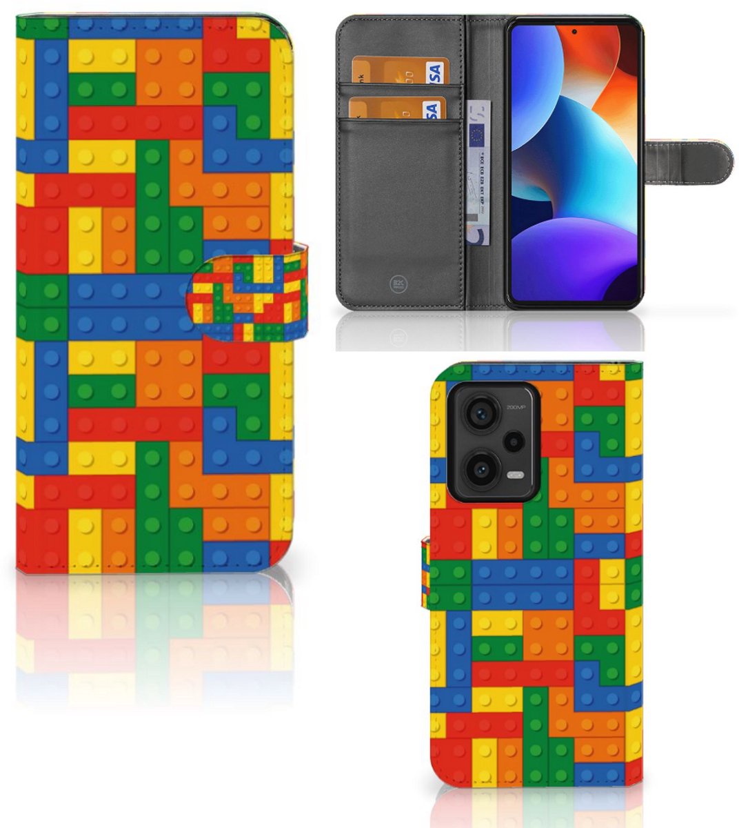 Xiaomi Redmi Note 12 Pro Plus Telefoon Hoesje Blokken