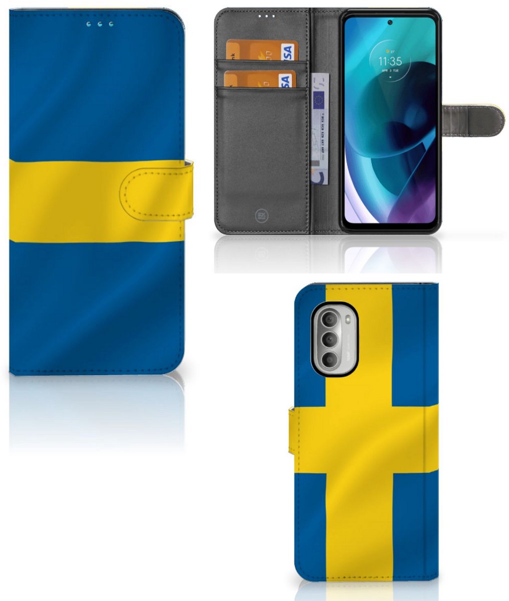 Motorola Moto G51 5G Bookstyle Case Zweden