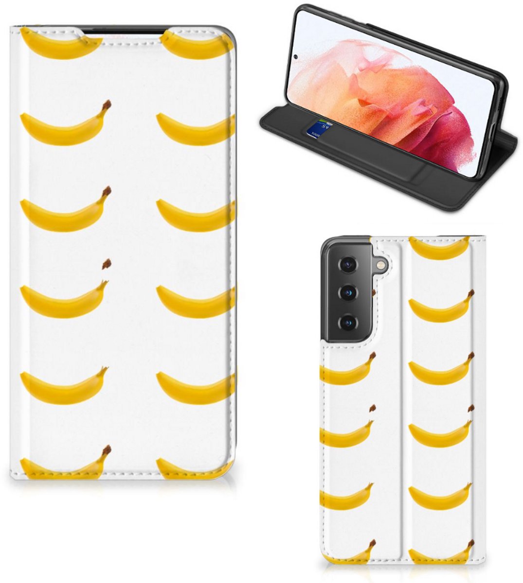 Samsung Galaxy S21 Flip Style Cover Banana