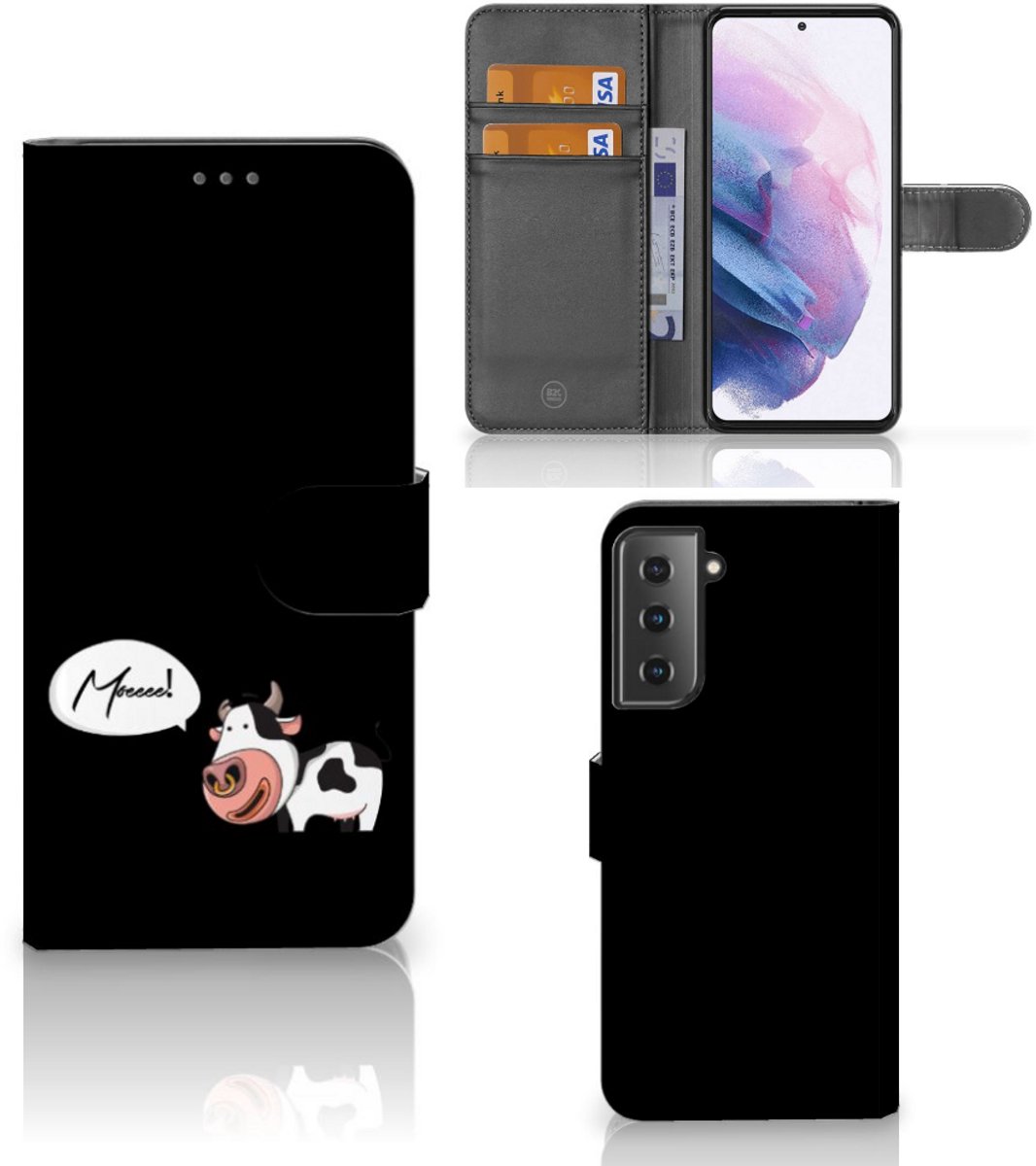 Samsung Galaxy S21 Plus Leuk Hoesje Cow