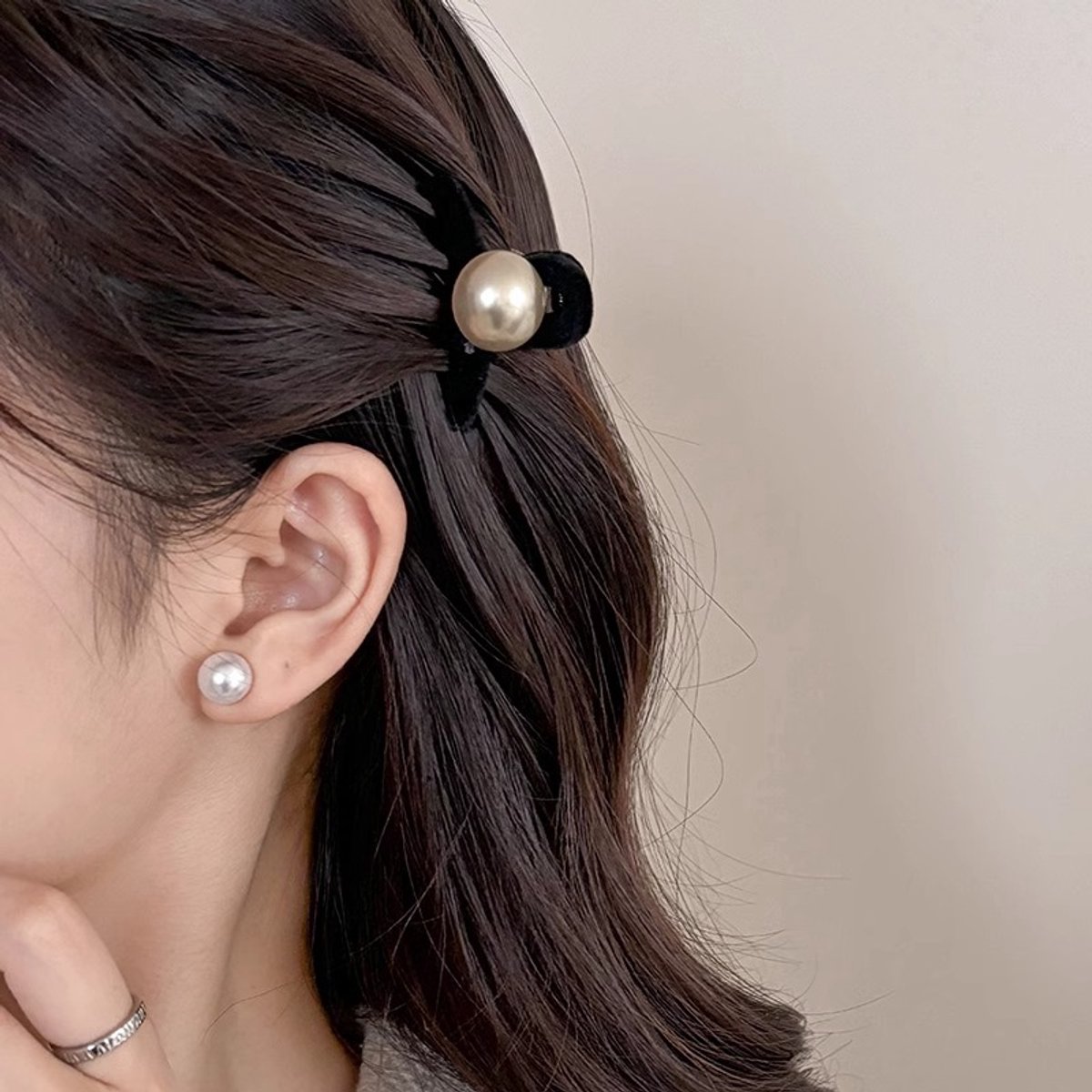 5 stuks vintage parel haaraccessoires – Elastische haarspeld