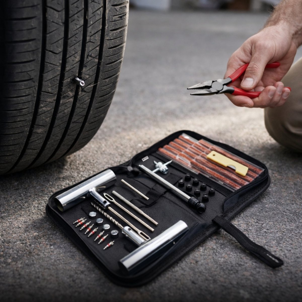 Banden Reparatieset Complete Proppenset thumbnail 4