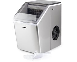 DOMO DO9301IB IJsblokjesmachine – 20 kg/24u – IJsblokjesmaker - 3 maten ijsklontjes – LED Display - IJsschep - Zelfreinigend