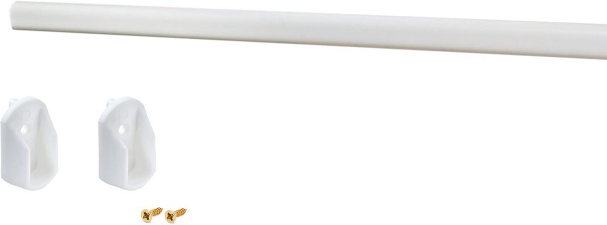 Kledingstang 100 cm - Robuuste Metalen Garderobestang met Eenvoudige Montage