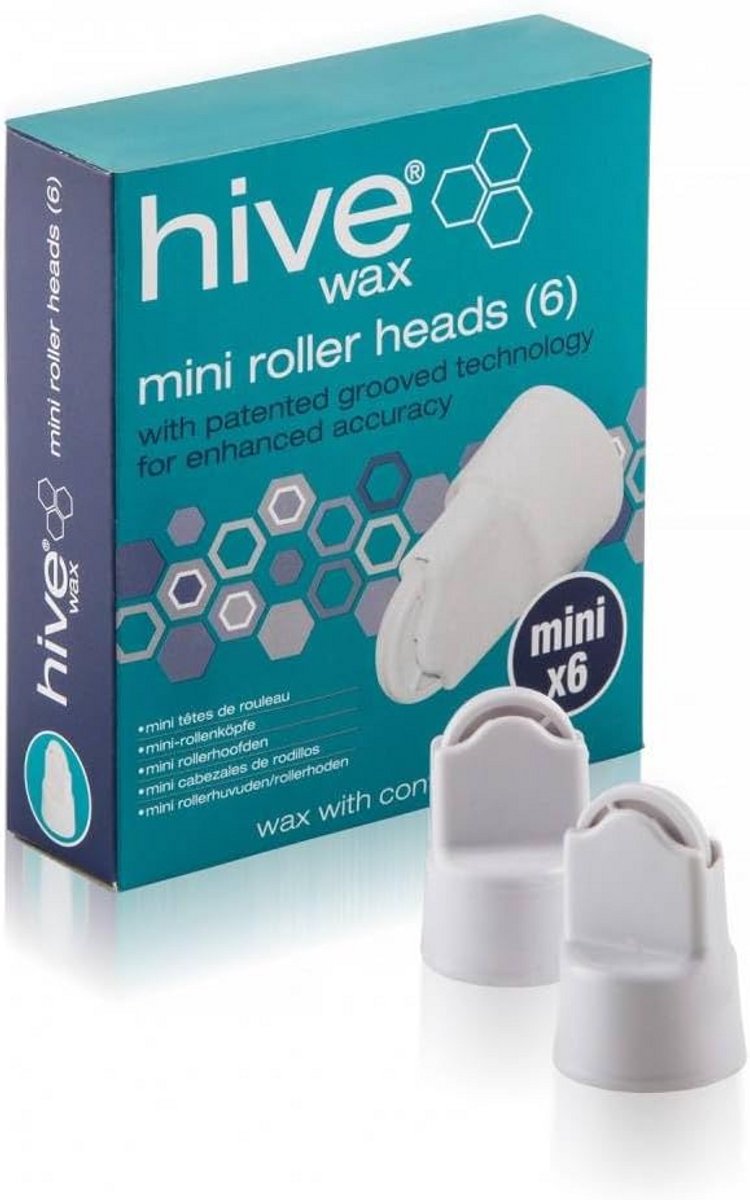 Mini Roller Heads - 6 stuks voor waxbehandeling